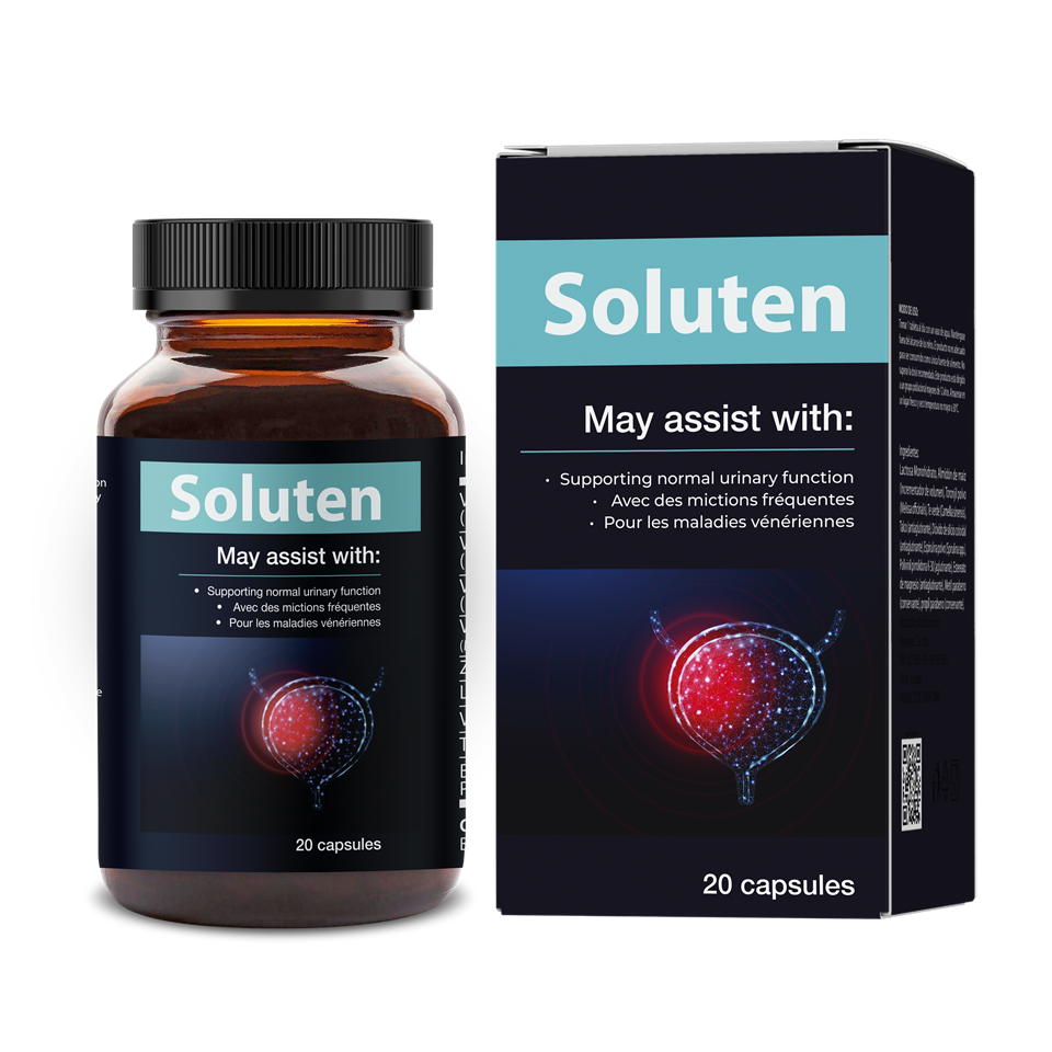 Soluten product packaging